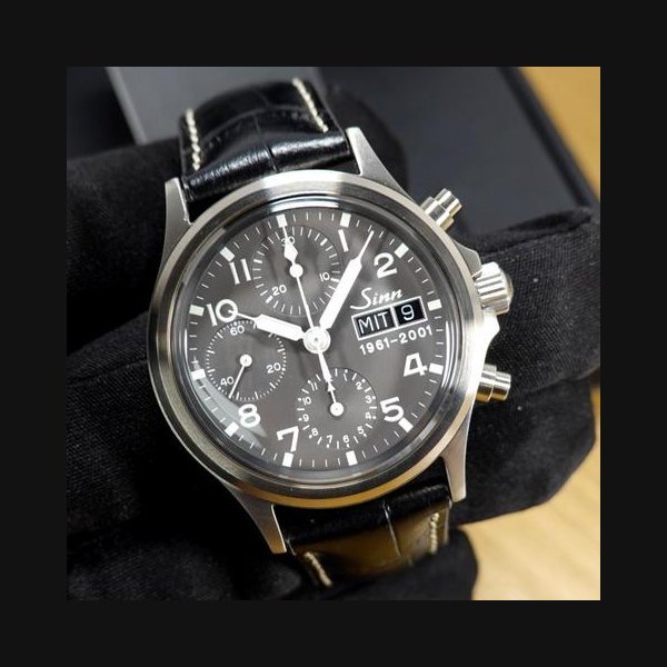 Sinn Sinn 356NEU 356 Flieger St 38,5 mm JUBI II Jubiläum 1961 - 2001 Limited Chronograph ETA7750 NOS