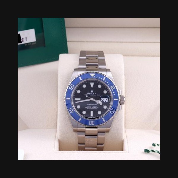 Rolex Rolex Submariner Date41 Blue White Gold Full Set 126619LB