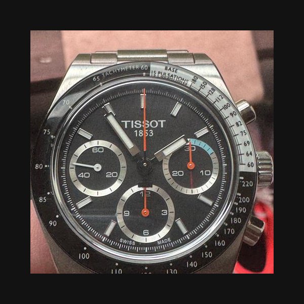 TissotT149.459.21.051.00 Pr516 Mechanical Chrono TISSOT PR516 CHRONO Mechanical 41MM SS Black Dial Ref. T1494592105100