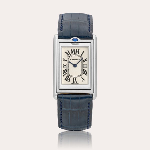 Cartier Tank Basculante Millenium, Reference 2390 | A limited edition stainless steel reversible wristwatch, Circa 2000 | 卡地亞 | Tank Basculante Millenium 型號2390 | 限量版精鋼可反轉腕錶，約2000年製 · 2390