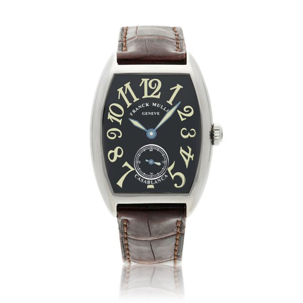 Franck Muller Reference 7502 S6 Casablanca, A stainless steel tonneau shaped wristwatch, Circa 1997