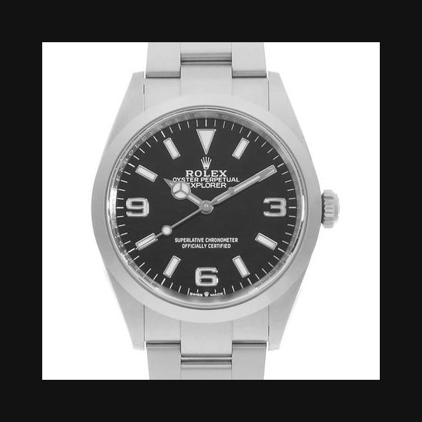Rolex Rolex Explorer36 124270 black Random Number USED mens
