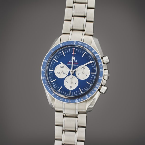 Omega Reference 52230423003001 Speedmaster | A limited edition stainless steel chronograph wristwatch with bracelet, Circa 2021