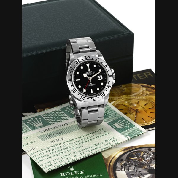 Rolex Rolex Explorer II 16570 39mm Stainless steel White, Price & Market Data