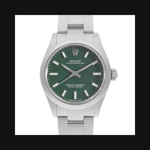 Rolex Oyster Perpetual31 277200 green Random Number USED Boys (Unisex)