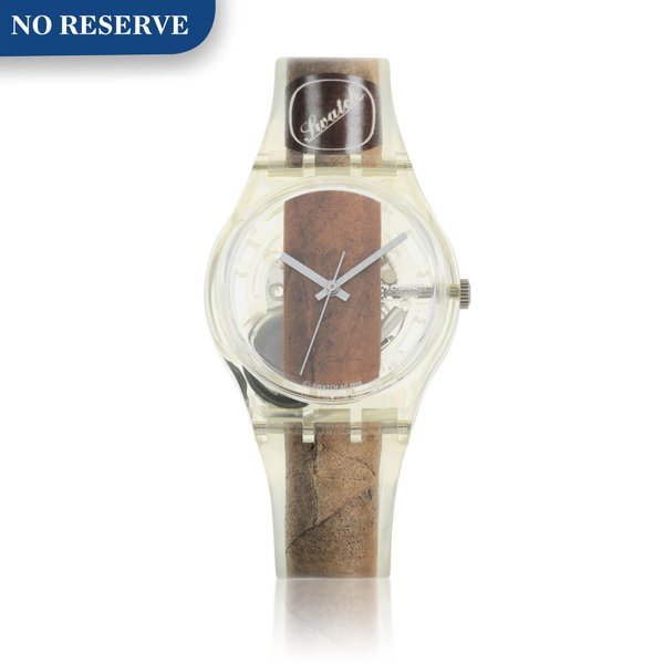 Swatch Swatch | "Cigar", Reference GK250, A limited edition plastic semi-skeletonized wristwatch, Circa 2001 | "Cigar" 型號GK250   限量版塑膠半鏤空腕錶，約2001年製 · GK250