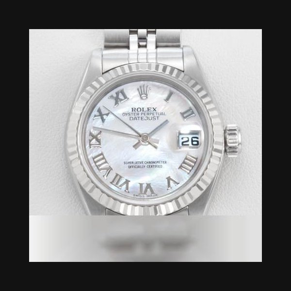Rolex Rolex Lady-DatejustEdelstahl Weissgold 750 2005 Perlmutt Automatik Stahl Stainless Steel 18kt White Gold Jubilé-band Chronometer Oyster Mop