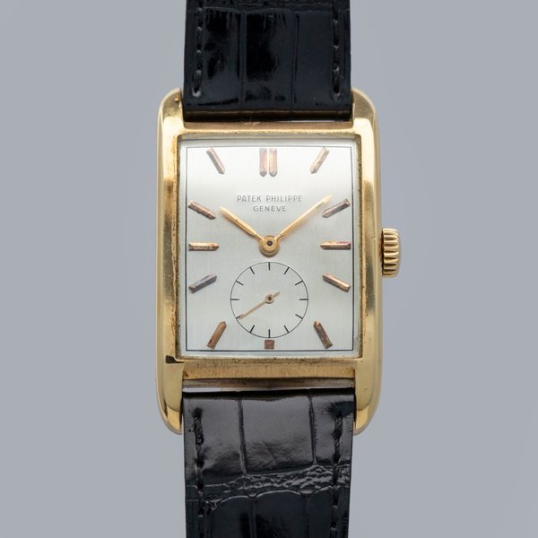 Patek Philippe Patek Philippe Rectangular 2434J 18k YG with Extract of the Archives