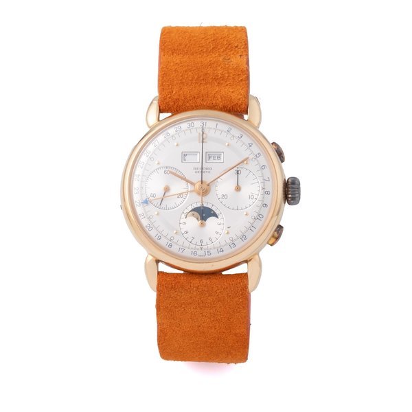 Record Watch Co Triple Date Calendar