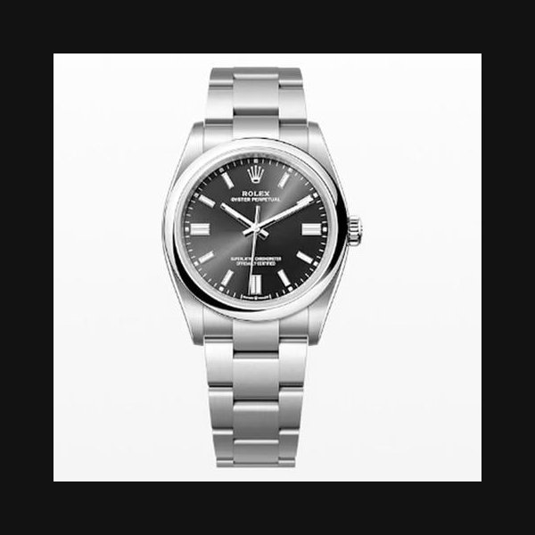 Rolex Oyster Perpetual36mm 126000 Oystersteel Bright Black Dial Unworn/Complete/2023+ Ref. M126000-0002