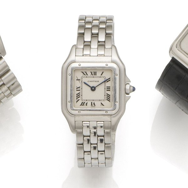 Cartier. A lady's stainless steel quartz bracelet watch Panthere, Ref:1320, Case No.CC822582, Circa 2000