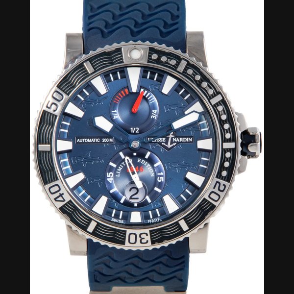 Ulysse Nardin Limited Edition Hammerhead Shark Blue Dial 45mm Titanium Ref. 263-91