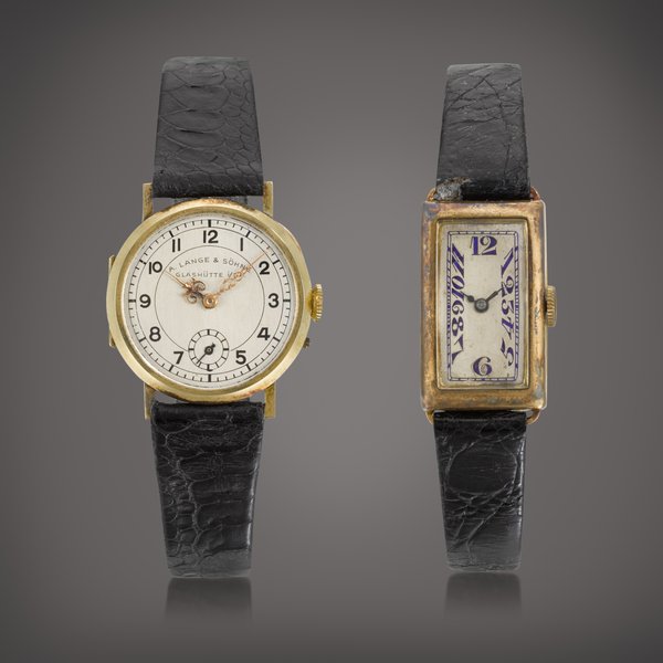Various Artists Two yellow gold wristwatches | Circa 1940, Price & Market Data
