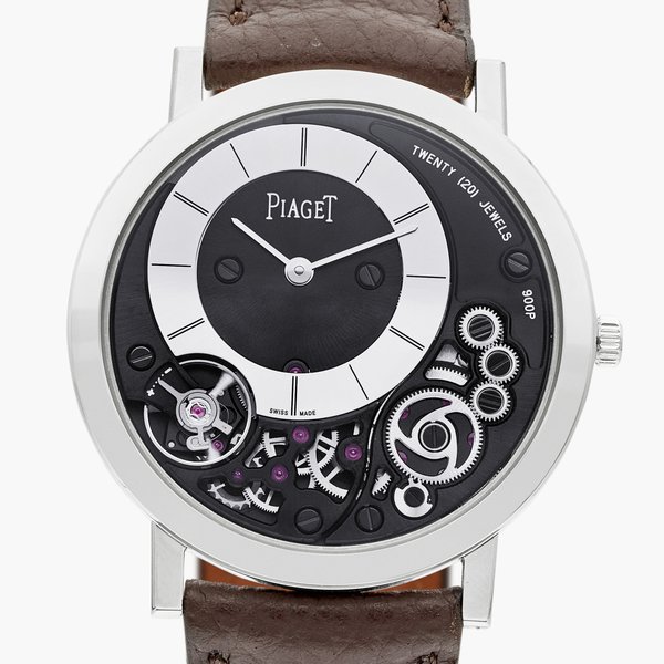 Piaget Reference G0A39111 Altiplano | A white gold ultra-thin semi-skeletonized wristwatch, Circa 2015