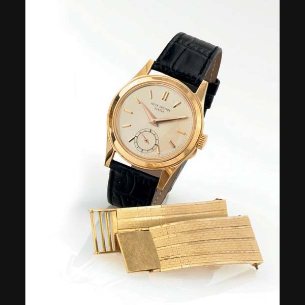 PATEK PHILIPPE. A RARE 18K PINK GOLD WATER-RESISTANT WRISTWATCH SIGNED PATEK PHILIPPE, GENEVE, MOVEMENT NO. 723818, CASE NO. 676546, REF. 2483, MANUFACTURED IN 1954