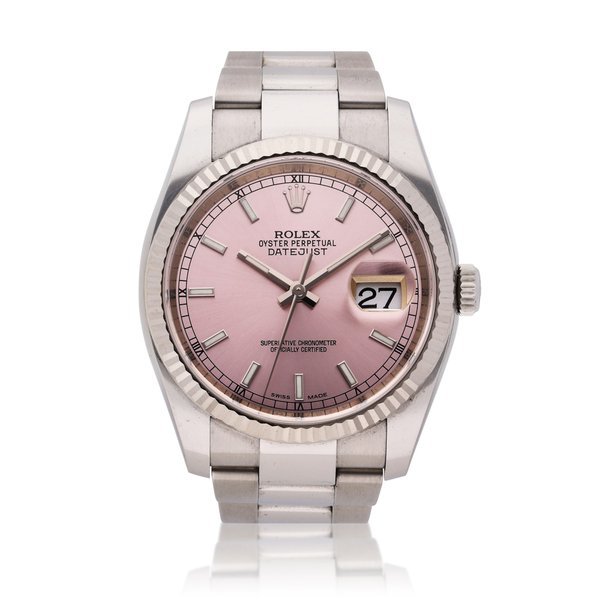 Rolex Reference 116234 Datejust | A stainless steel and white gold wristwatch with date and bracelet, Circa 2017 · 116234