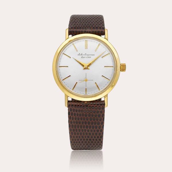 Jules Jürgensen A yellow gold wristwatch, Circa 1960 | 黄金腕錶，約1960年製