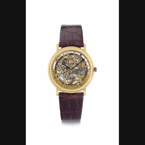 Vacheron Constantin Vacheron Constantin. A Fine 18k Gold Automatic Skeletonized Wristwatch SIGNED VACHERON CONSTANTIN, GENÈVE, REF. 43038, MOVEMENT NO. 799'726, CASE NO. 660'560, CIRCA 1997