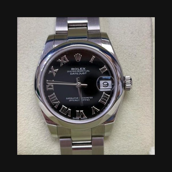 Rolex Rolex DatejustBlack Dial on Oyster Bracelet 178240 January 2020