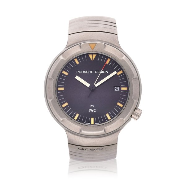 IWC Reference 3504-001 Porsche Design Ocean 2000 | An aluminum bracelet watch with date, Circa 1993