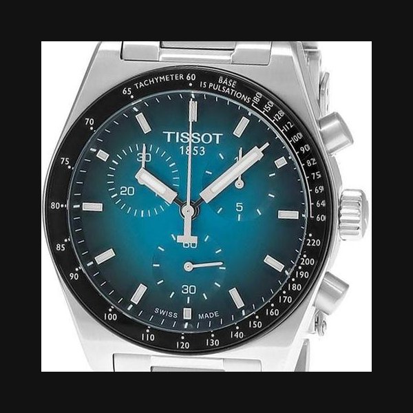 TissotPR516 Quartz 40MM Graded Blue-Black Men's Watch T149.417.11.041.01 Ref. T1494171104101