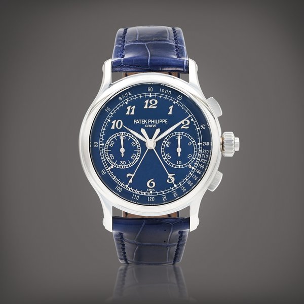 Patek Philippe Chronographe à rattrapante, reference 5370P-011 Montre bracelet en platine avec chronographe à rattrapante | Platinum split-seconds chronograph wristwatch Vers 2022 | Circa 2022 · 5370P-011