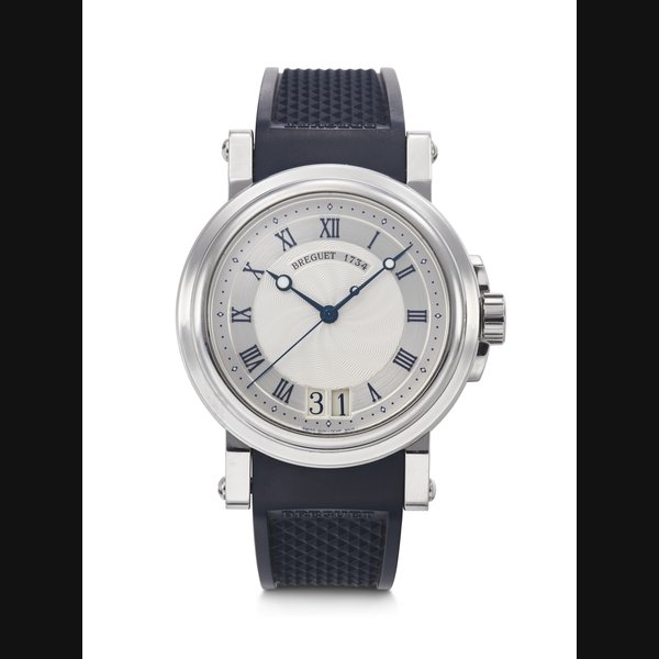 BREGUET, STAINLESS STEEL 'MARINE' WITH OUTSIZED DATE, REF. 5817ST/12/5V8