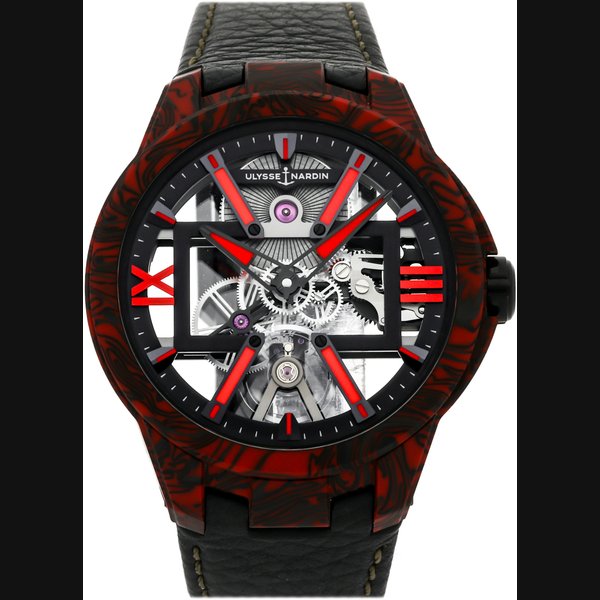 Ulysse Nardin Blast Skeleton X Magma Special Edition Red Marbled Ref. 3713-260/MAGMA