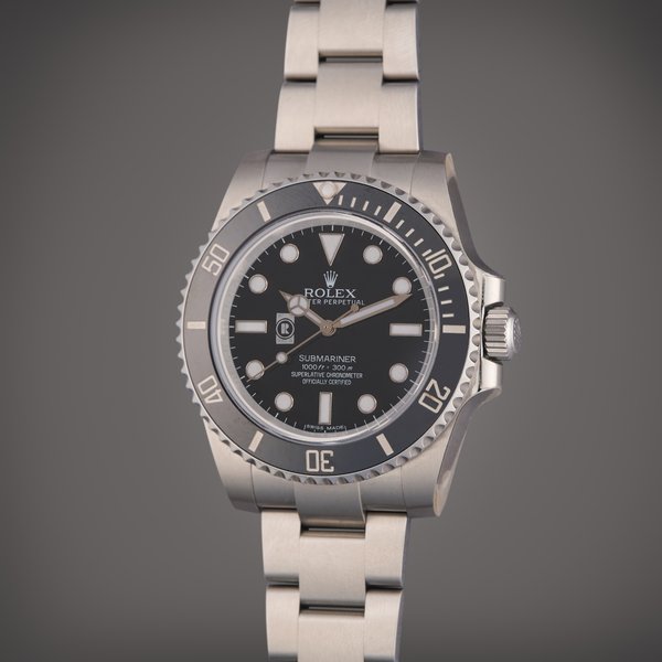 Rolex Reference 114060 Submariner 'Romac Industries, Inc' | A stainless steel automatic wristwatch with bracelet, Circa 2016