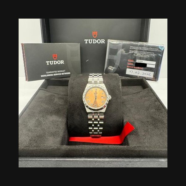 Tudor Royal2026 UNWORN M28300-0008 Salmon Dial COMPLETE SET