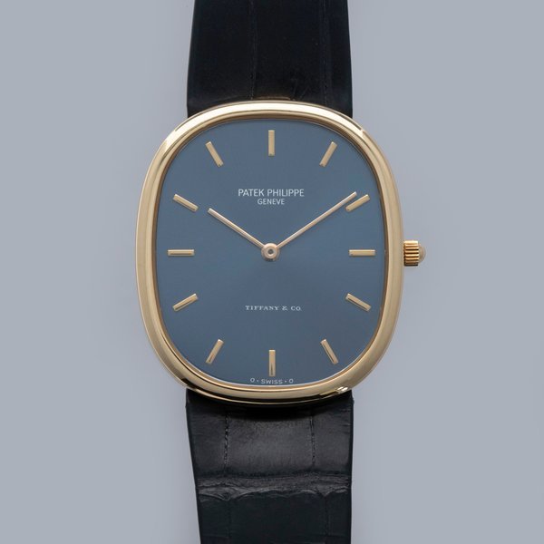 Patek Philippe Patek Philippe Golden Ellipse Jumbo 3738/100 Retailed by Tiffany & Co. 18k YG