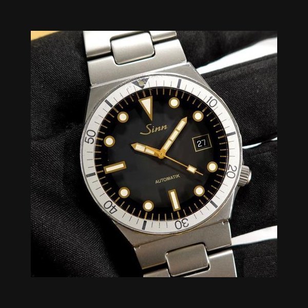 Sinn Sinn39 mm 809 Automatik Stahlband Saphirglas SINN REVISION NEU FULL SET ETA 2892-2