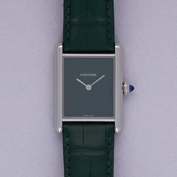 Cartier Cartier Must de Cartier WSTA0056 Green Dial Stainless Steel