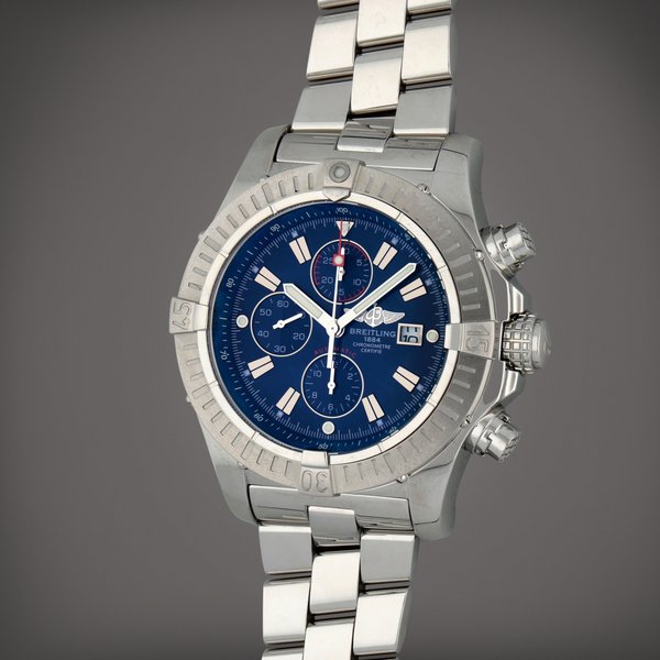 Breitling Super Avenger, Reference A1337011/C757 | A stainless steel chronograph wristwatch with date and bracelet | Circa 2010