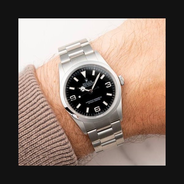 Rolex Rolex ExplorerRef. 114270 / 36mm / Box & Papers / Engraved Rehaut