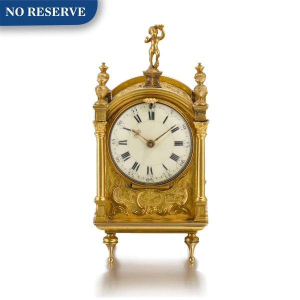 Dutch Gilt-Bronze And Ivory Necessaire Timepiece, Circa 1770