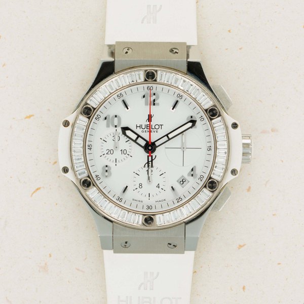 Hublot Hublot Big Bang Madre Perla Chronograph Baguette Bezel Titanium & Steel 341.SE.2314.LS.194 · 341.SE.2314.LS.194
