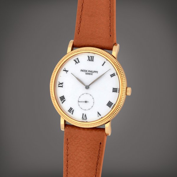 Patek Philippe Calatrava, Reference 3919 | A yellow gold wristwatch | Circa 2002