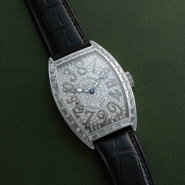 Franck Muller Cintree Curvex 'Crazy Hour' Diamond Ref. 5850