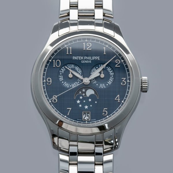 Patek Philippe Patek Philippe Annual Calendar 4947/1A-001 Blue Dial Bracelet Stainless Steel