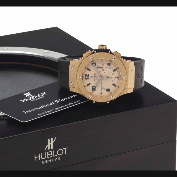 Hublot. A Fine 18k Pink Gold and Titanium Automatic Chronograph Wristwatch With Date Display SIGNED HUBLOT, BIG BANG MODEL, NO. 667'023, CIRCA 2008