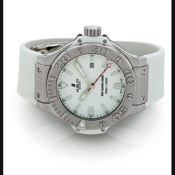HUBLOT. A FINE OVERSIZED PALLADIUM, TITANIUM AND CERAMIC AUTOMATIC WRISTWATCH SIGNED HUBLOT, BIG BANG KING, CASE NO. 688645, REF. 322.LA, CIRCA 2008