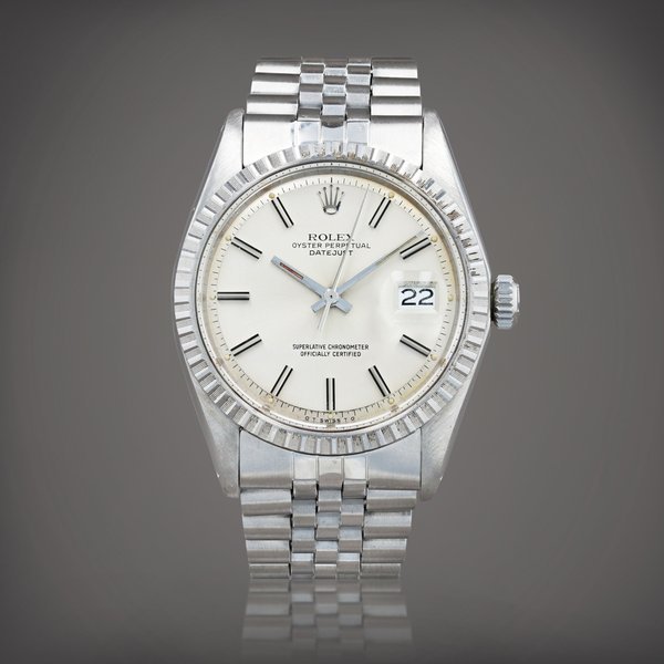 Rolex Datejust, reference 1603 Montre bracelet en acier avec date | Stainless steel wristwatch with date and bracelet Vers 1977 | Circa 1977 · 1603