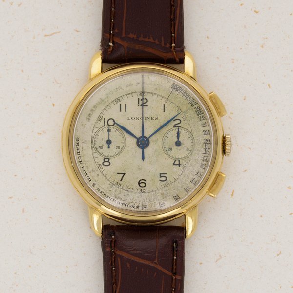 Longines Longines 13ZN Chronograph 5090 18k YG Pulsations Dial · 5090