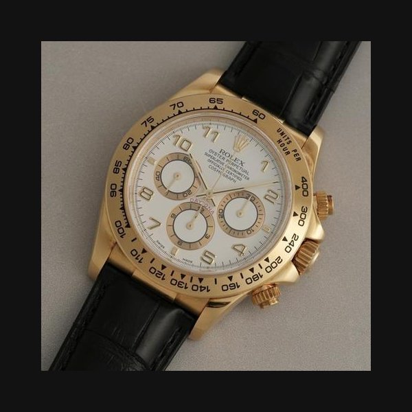 Rolex Rolex Daytona1999 Rolex Daytona 16518 18k Yellow Gold White Arabic Dial El Primero A Serial Neo Vintage Serviced