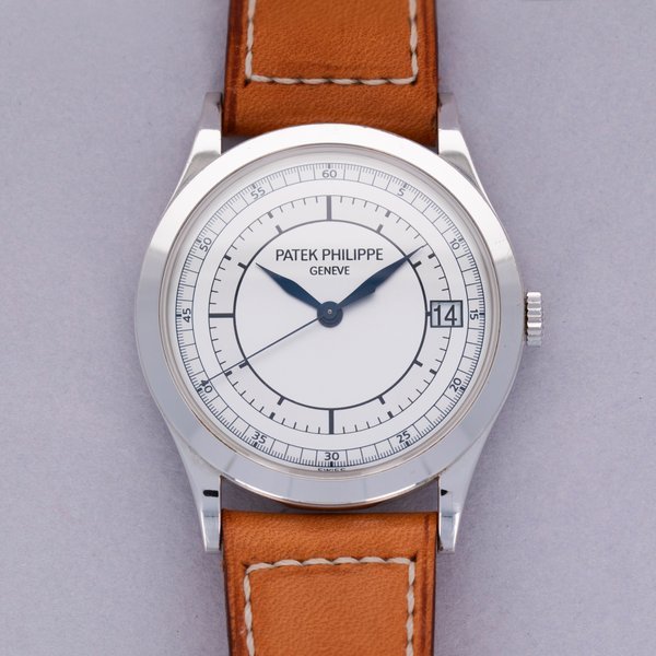 Patek Philippe Patek Philippe Calatrava 5296G-001 Sector Dial 18k WG Box and Papers