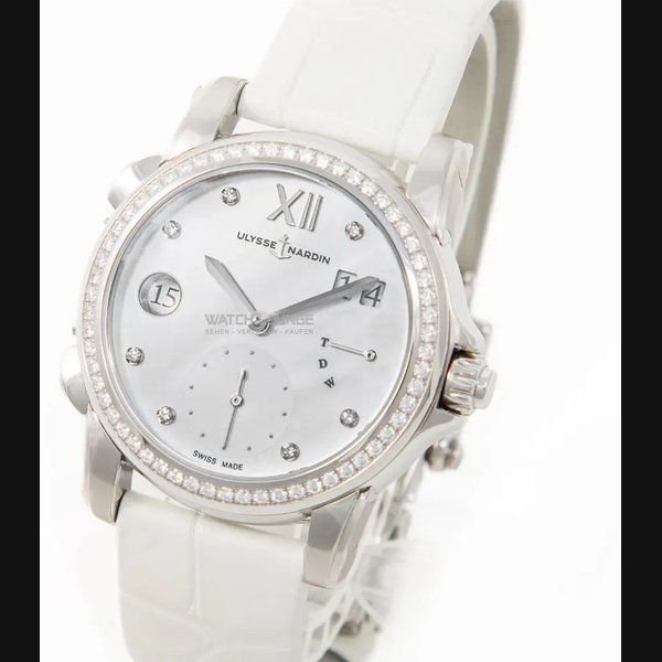 Ulysse Nardin 3243-222/390 - Ulysse Nardin Classcio Lady Dual Time Mother of Pearl unworn box papers VAT