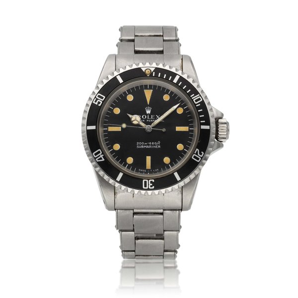 Rolex Submariner, Ref. 5513 | A stainless steel wristwatch with bracelet | Circa 1970 · 5513