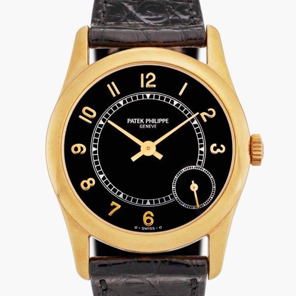 Patek Philippe Reference 5000 Calatrava 'First Series' | A yellow gold automatic wristwatch, Circa 1994