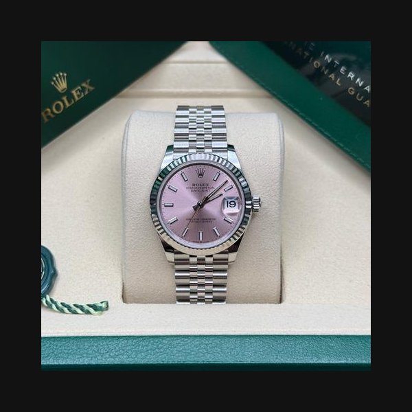 Rolex Rolex Datejust31 NEW 2026 Pink Index Dial Stainless Steel Fluted Jubilee Bracelet